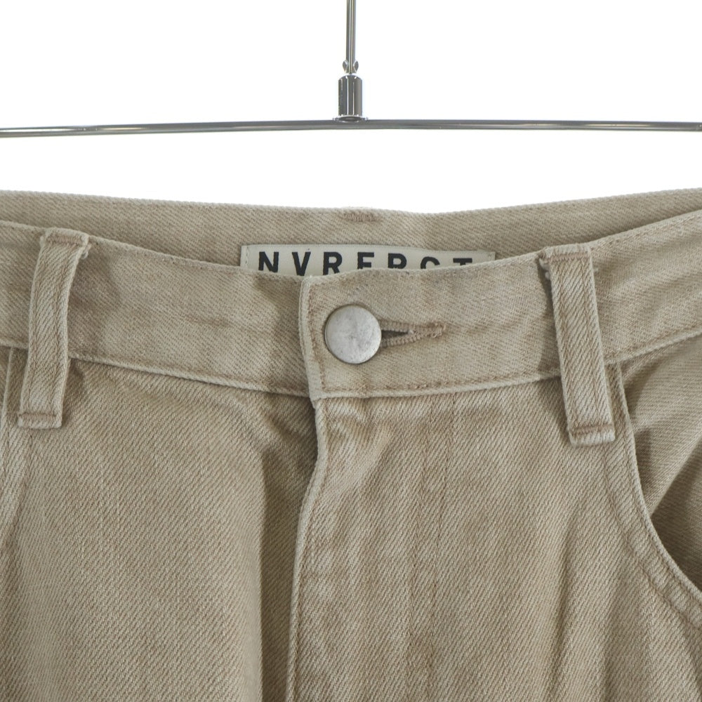 NVRFRGT(ネバーフォーゲット) 24AW 3D TWISTED WIDE LEG JEANS ツイステッド ワイドレッグ ジーンズ ブラウン NF242P04C