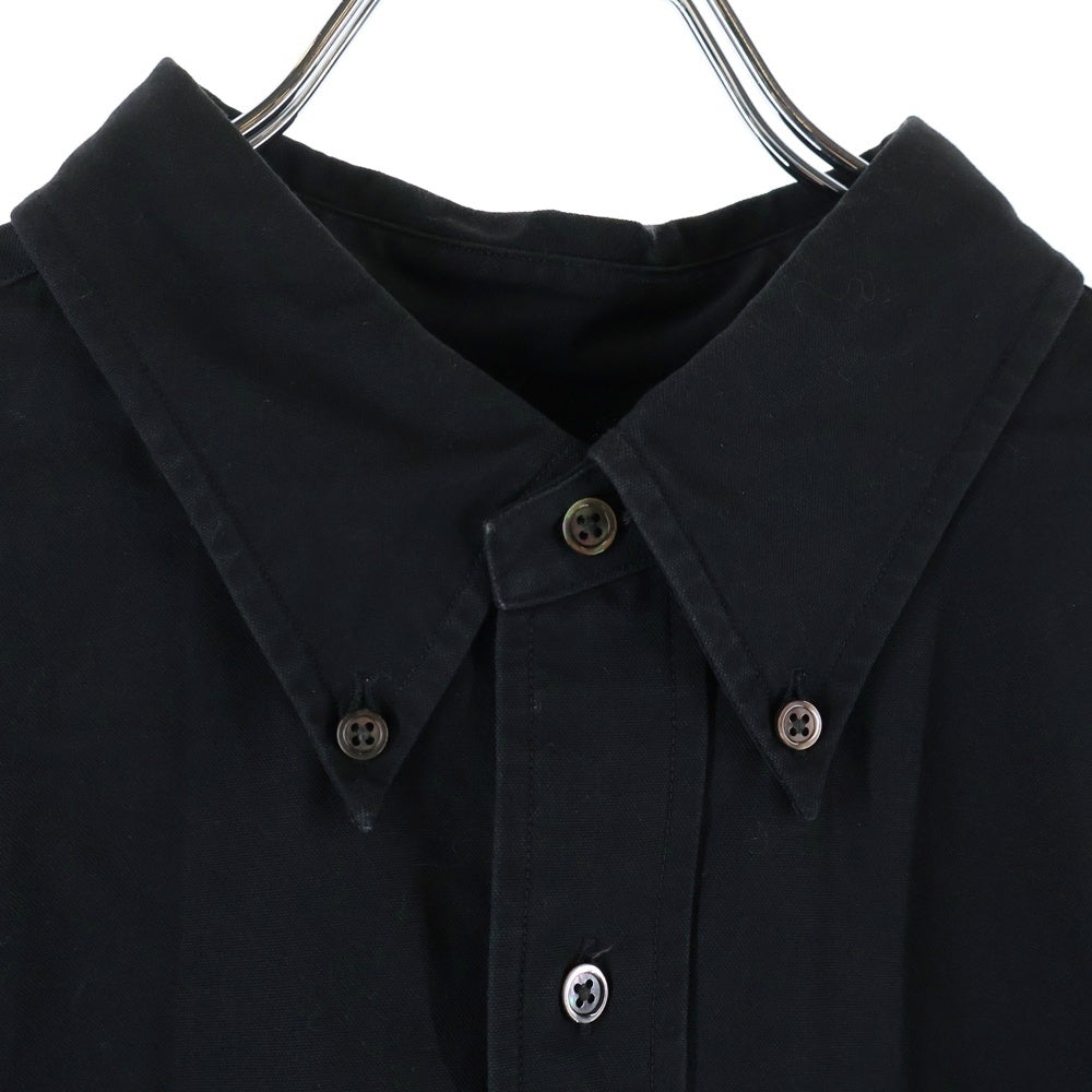 Graphpaper(グラフペーパー) 23AW Oxford L/S Oversized Shirt オーバーサイズ 長袖 オックスフォードシャツ ブラック GM232-50112K