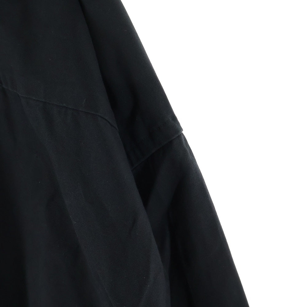 Graphpaper(グラフペーパー) 23AW Oxford L/S Oversized Shirt オーバーサイズ 長袖 オックスフォードシャツ ブラック GM232-50112K