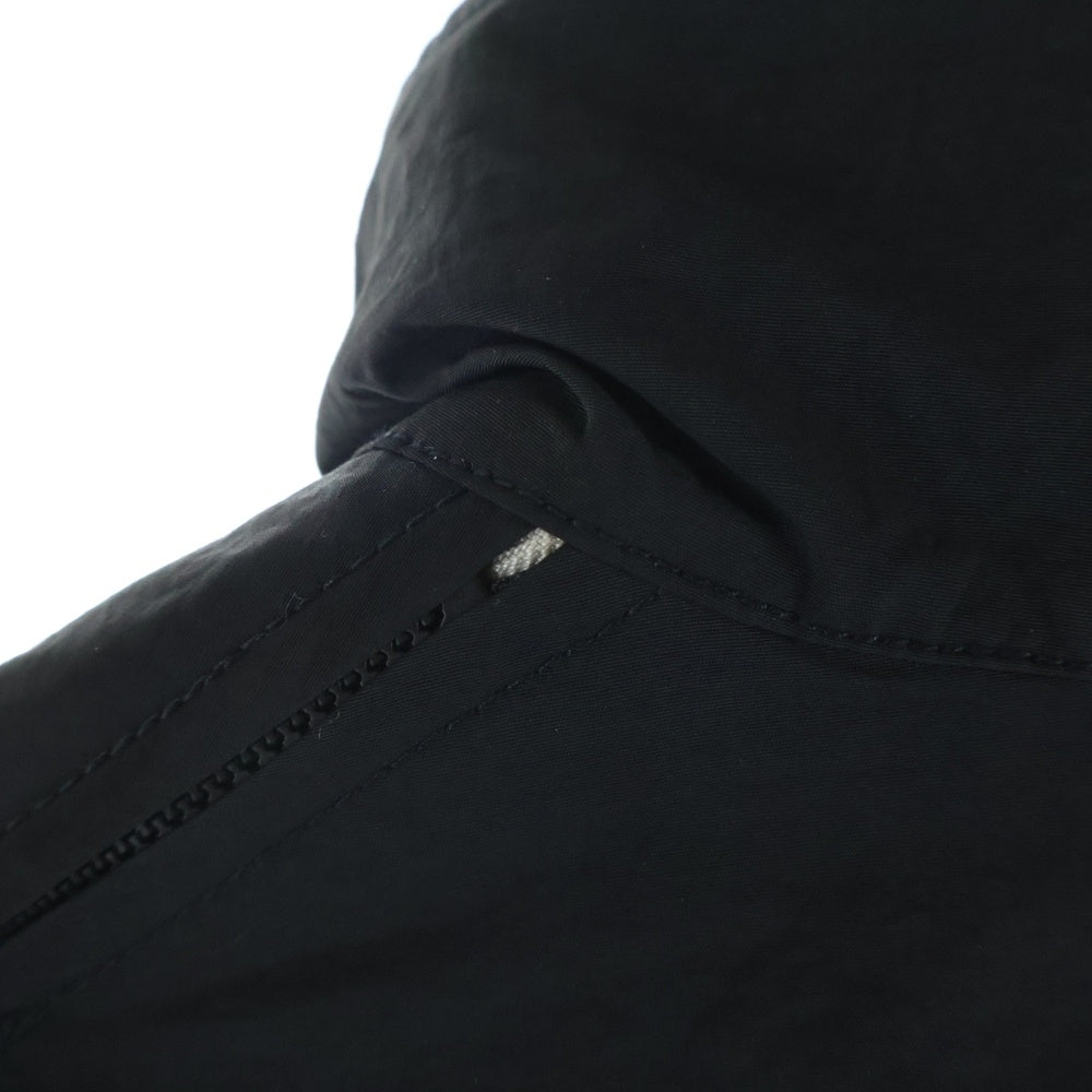 NO BRAND(ノーブランド) reformed FRESH MAN NYLON JACKET フレッシュマン ナイロン ジップアップジャケット ブラック REJK-028