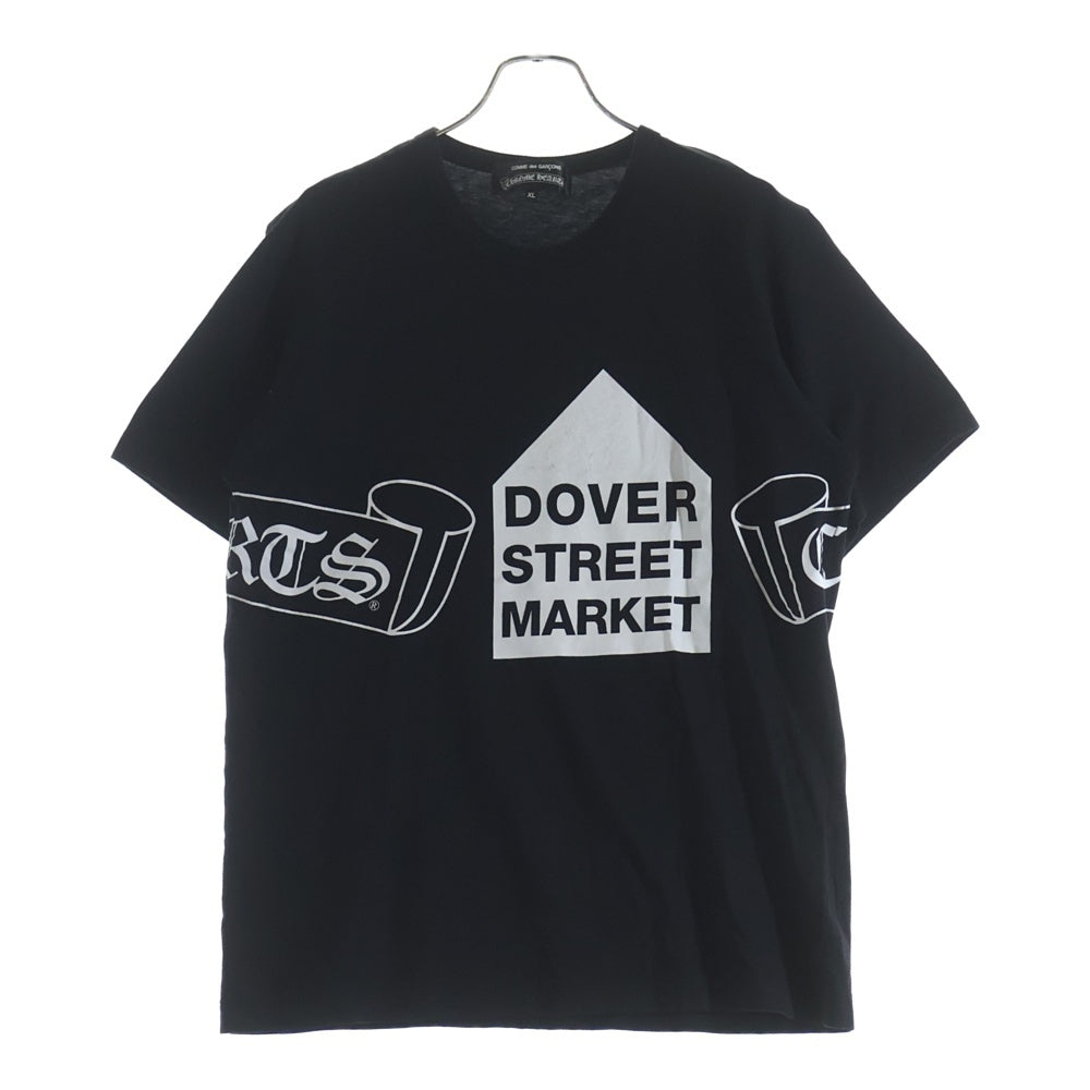 COMME des GARCONS(コムデギャルソン) ××DOVER STREET MARKET クロムハーツ ドーバーストリートマーケット DSM 半袖Tシャツカットソー ブラック