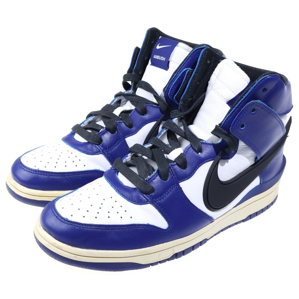 NIKE(ナイキ) ×AMBUSH DUNK HIGH Deep Royal CU7544-400 アンブッシュ ダンクハイ ディープロイヤル ハイカットスニーカー ブルー US10/28cm