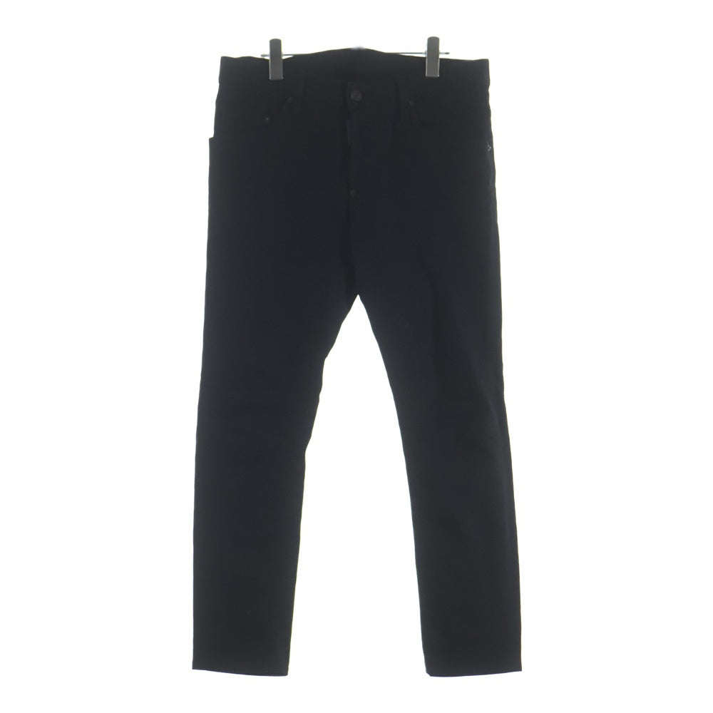 DSQUARED2(ディースクエアード) 19SS ロゴパッチ デニムパンツ ジーンズ ルーマニア製 ブラック S74LB0499 S39781