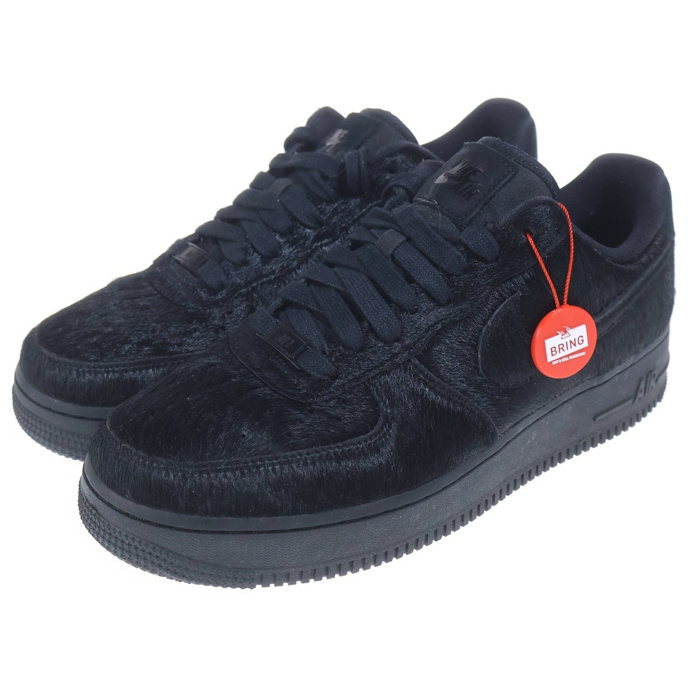 NIKE(ナイキ) WMNS AIR FORCE 1 LOW Pony Hair/Black II7398-001 ウィメンズ エアフォース1 ローカットスニーカー ブラック US10.5/27.5cm レディース