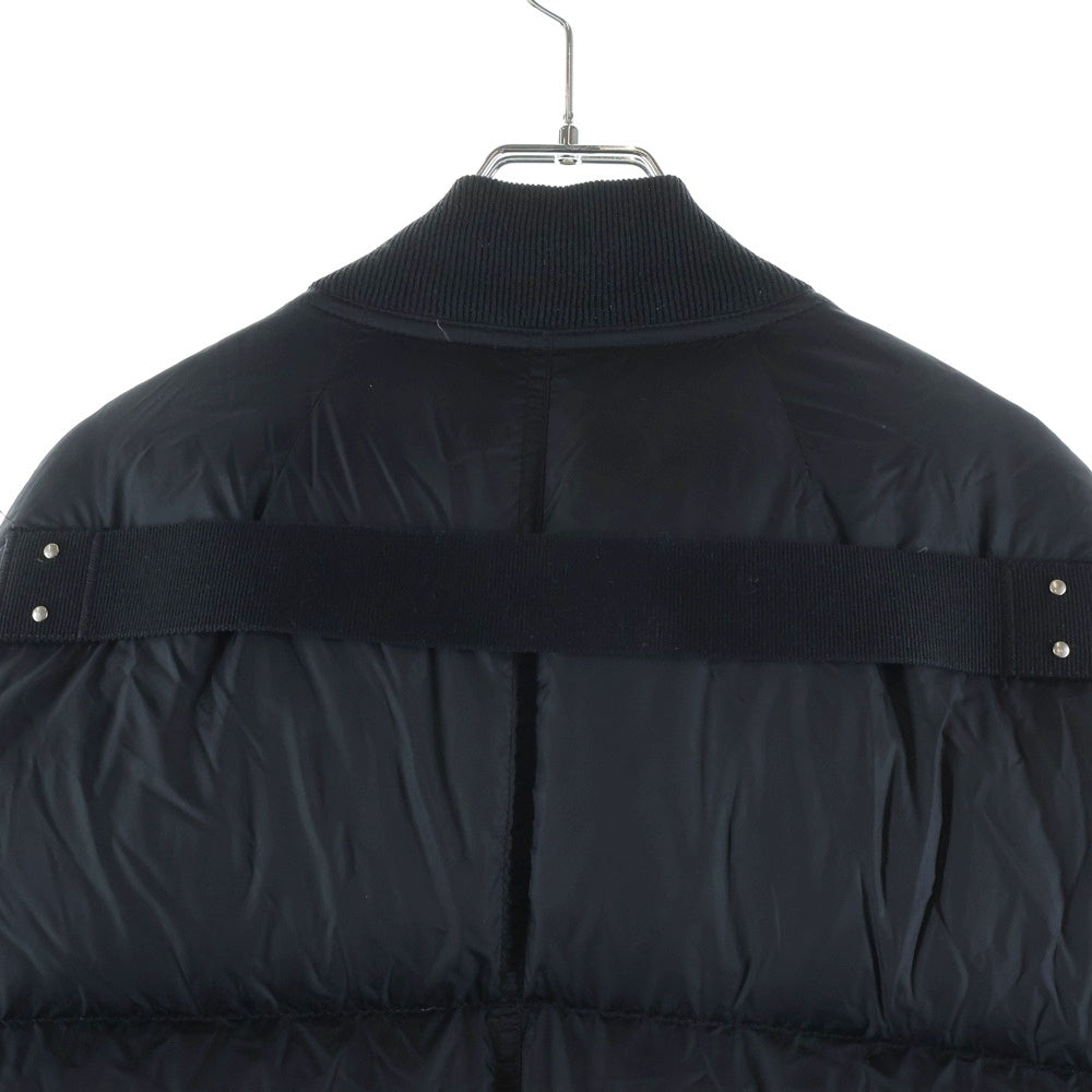 Rick Owens(リックオウエンス) 21AW GETHSEMANE期 FLIGHT DOWN JACKET ナイロン フライトダウンジャケット ブラック RU02A5788-NZD3