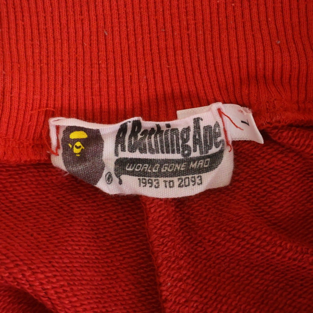 A BATHING APE(アベイシングエイプ) CRAZY CAMO SHARK SWEAT SHORTS クレイジーカモ スウェットショーツ レッド