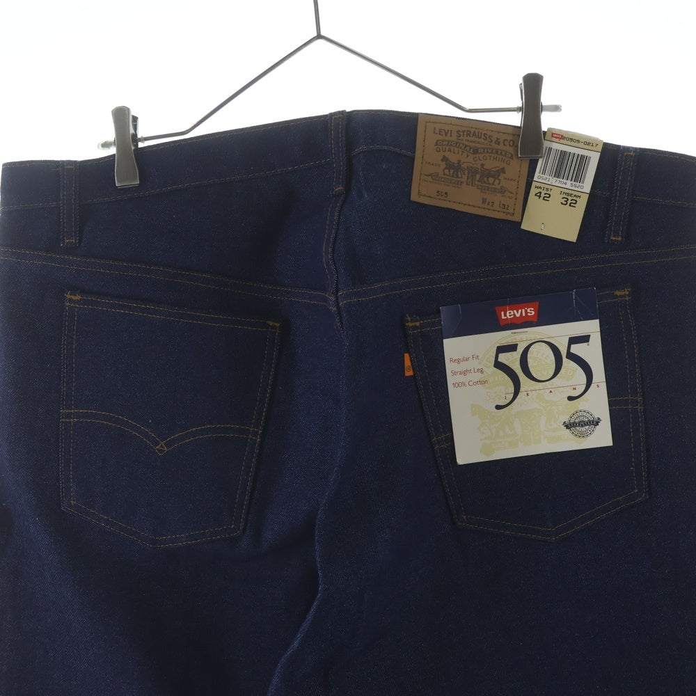 Levi's(リーバイス) 90S VINTAGE DEADSTOCK 505 REGULAR FIT STRAIGHT LEG デットストック USA製 レギュラー フィット ストレート オレンジタブ デニムパンツ 205050217