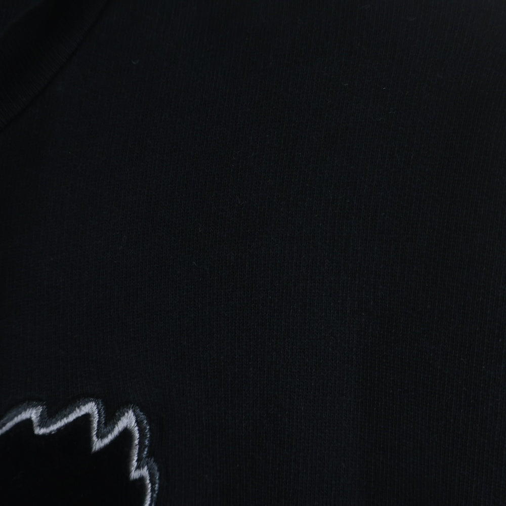 KENZO(ケンゾー) Metallic Logo Tiger Hoodie メタリックロゴ タイガー フーデッドスウェット プルオーバーパーカー ブラック FB65SW3304MZ