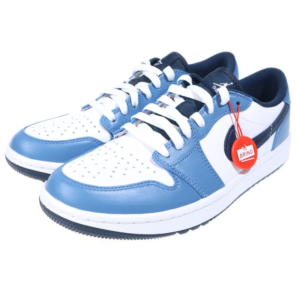 NIKE(ナイキ) AIR JORDAN 1 LOW GOLF DD9315-114 エア ジョーダン 1 ロー ゴルフ ローカットスニーカー ブルー/ホワイト US8/26.0cm