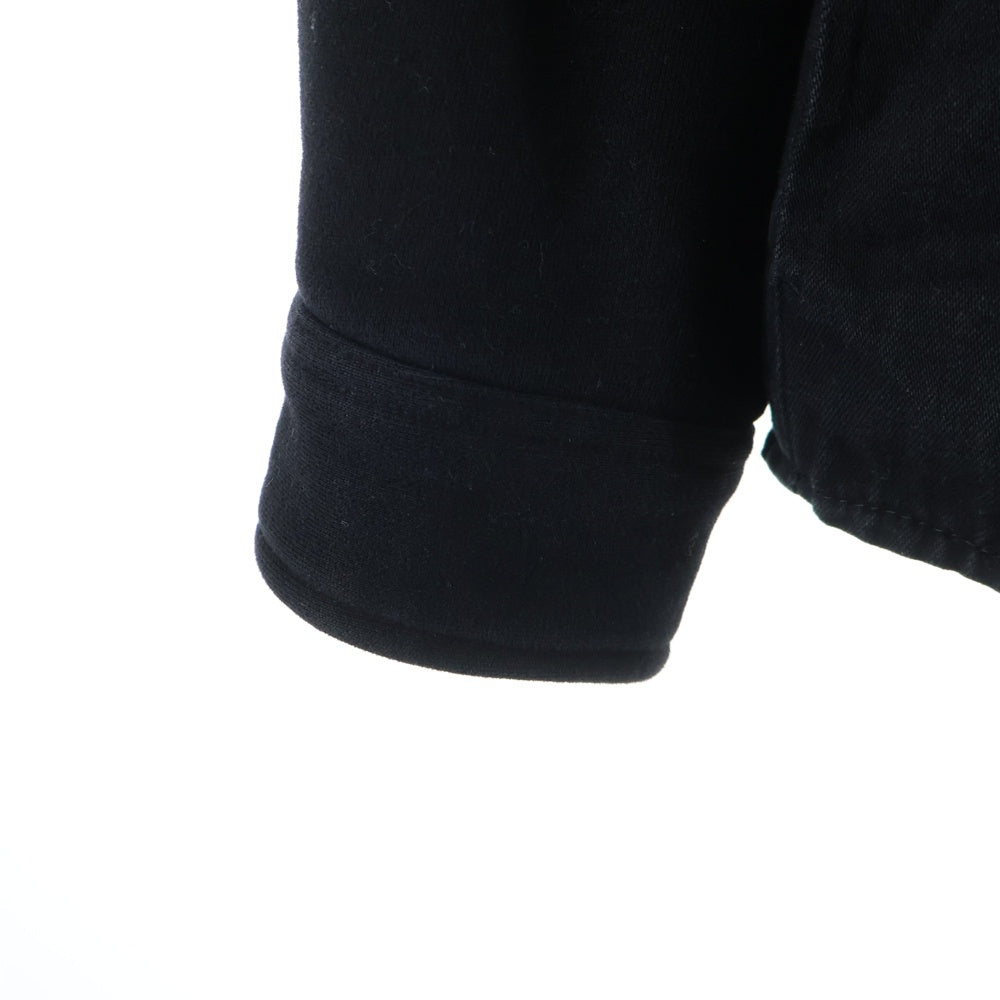 SUPREME(シュプリーム) 22AW Fleece Hooded Denim Shirt フリース フード付き デニム長袖シャツ ブラック