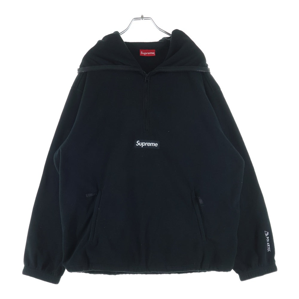 SUPREME(シュプリーム) 21AW Polartec Half Zip Pullover ポーラテック ハーフジッププルオーバー ブラック