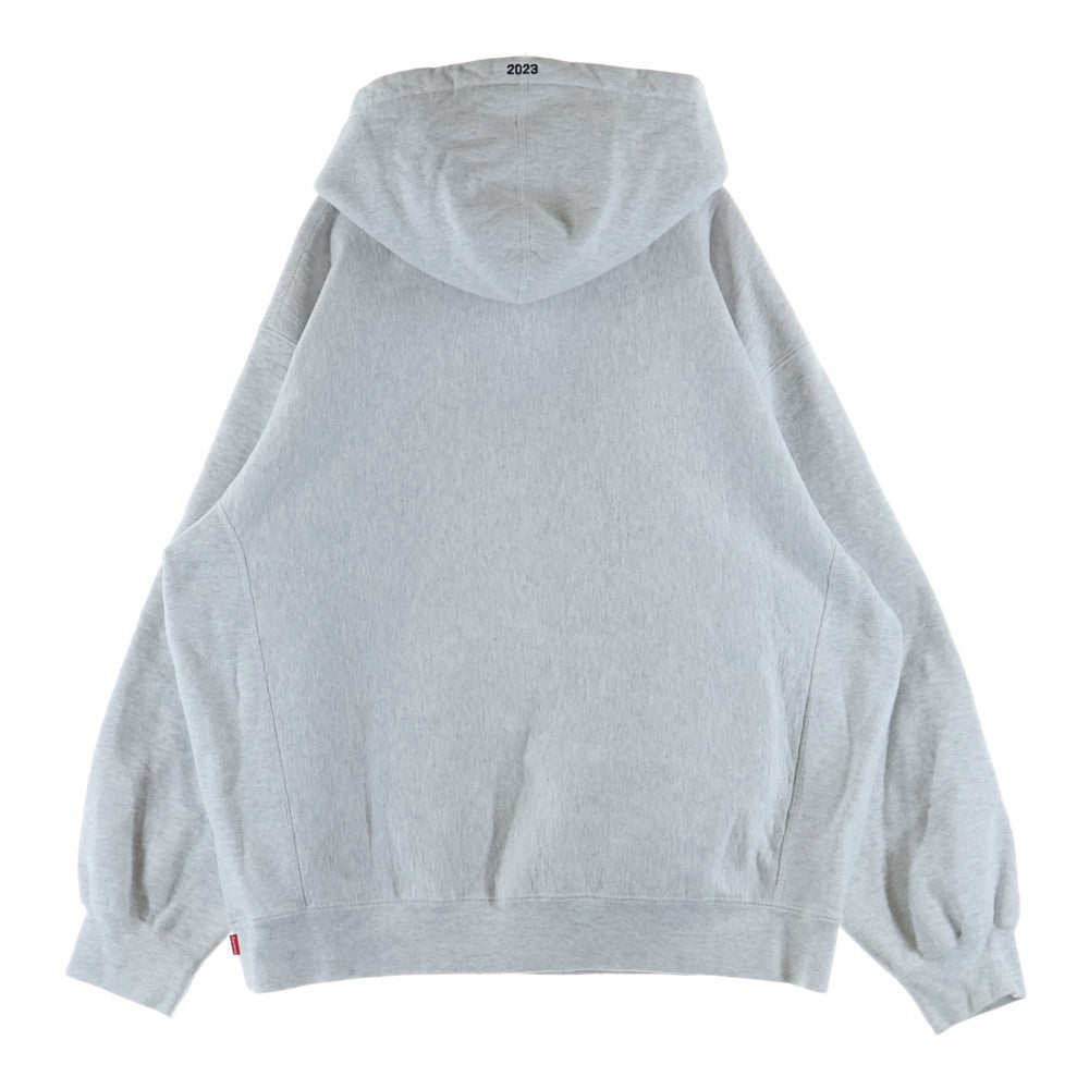 SUPREME(シュプリーム) 23AW Box Logo Hooded Sweatshirt ボックスロゴ プルオーバーパーカー フーディー グレー