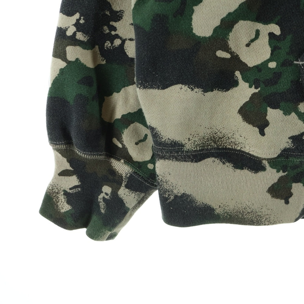 A BATHING APE(アベイシングエイプ) MAP CAMO SHARK RELAXED FIT マップカモ シャーク フルジップパーカー 001ZPL301001M