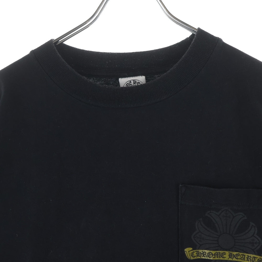 CHROME HEARTS(クロムハーツ) OLD CH PLS ホースシュー 半袖Tシャツ カットソー ブラック