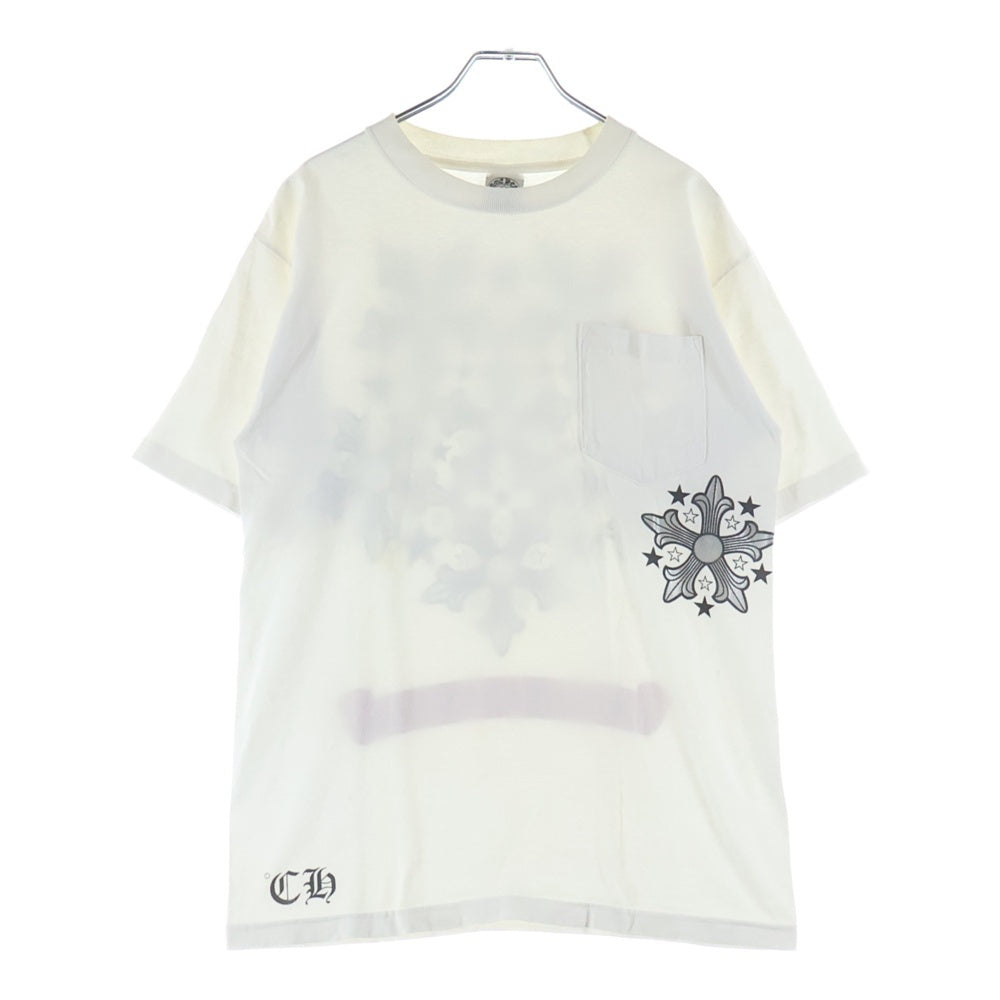 CHROME HEARTS(クロムハーツ) OLD STAR PRINT S/S TEE スタープリント 半袖Tシャツカットソー ホワイト