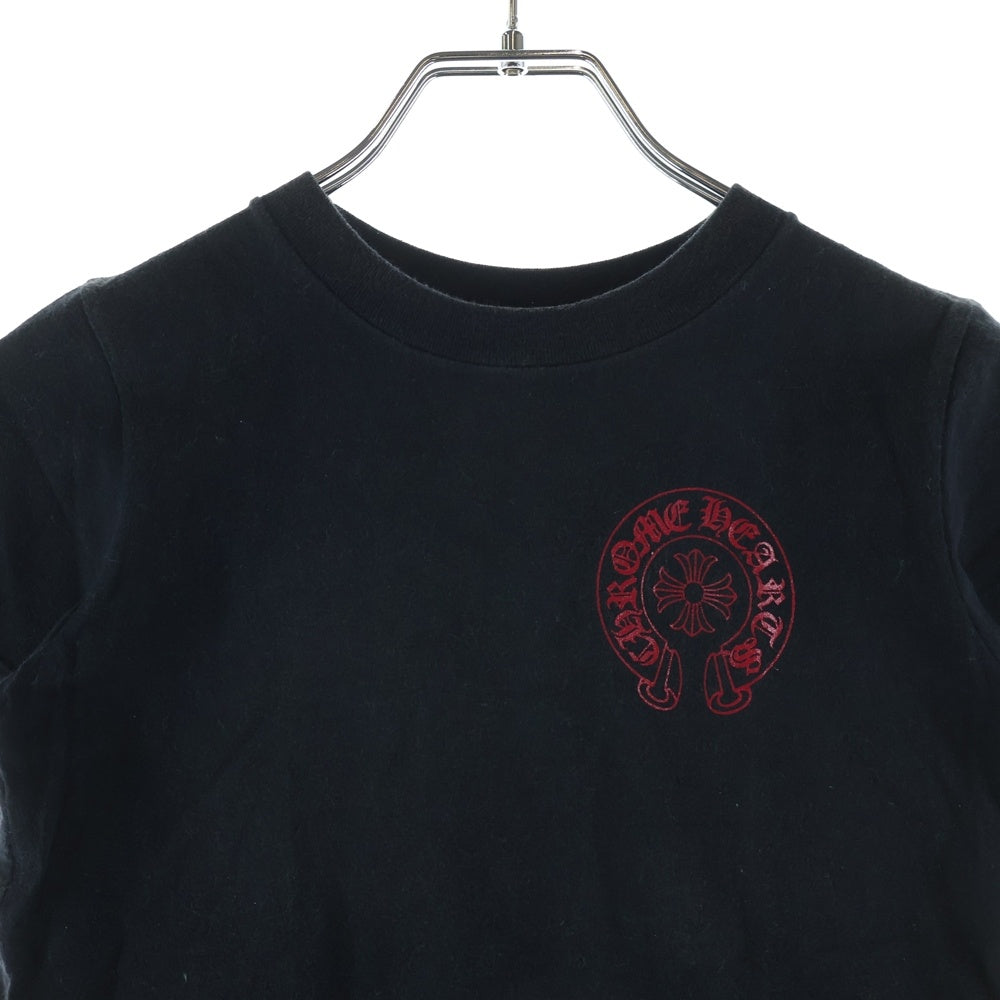 CHROME HEARTS(クロムハーツ) OLD CH T-SHIRT オールド ホースシューロゴプリント 半袖Tシャツ キッズ ブラック