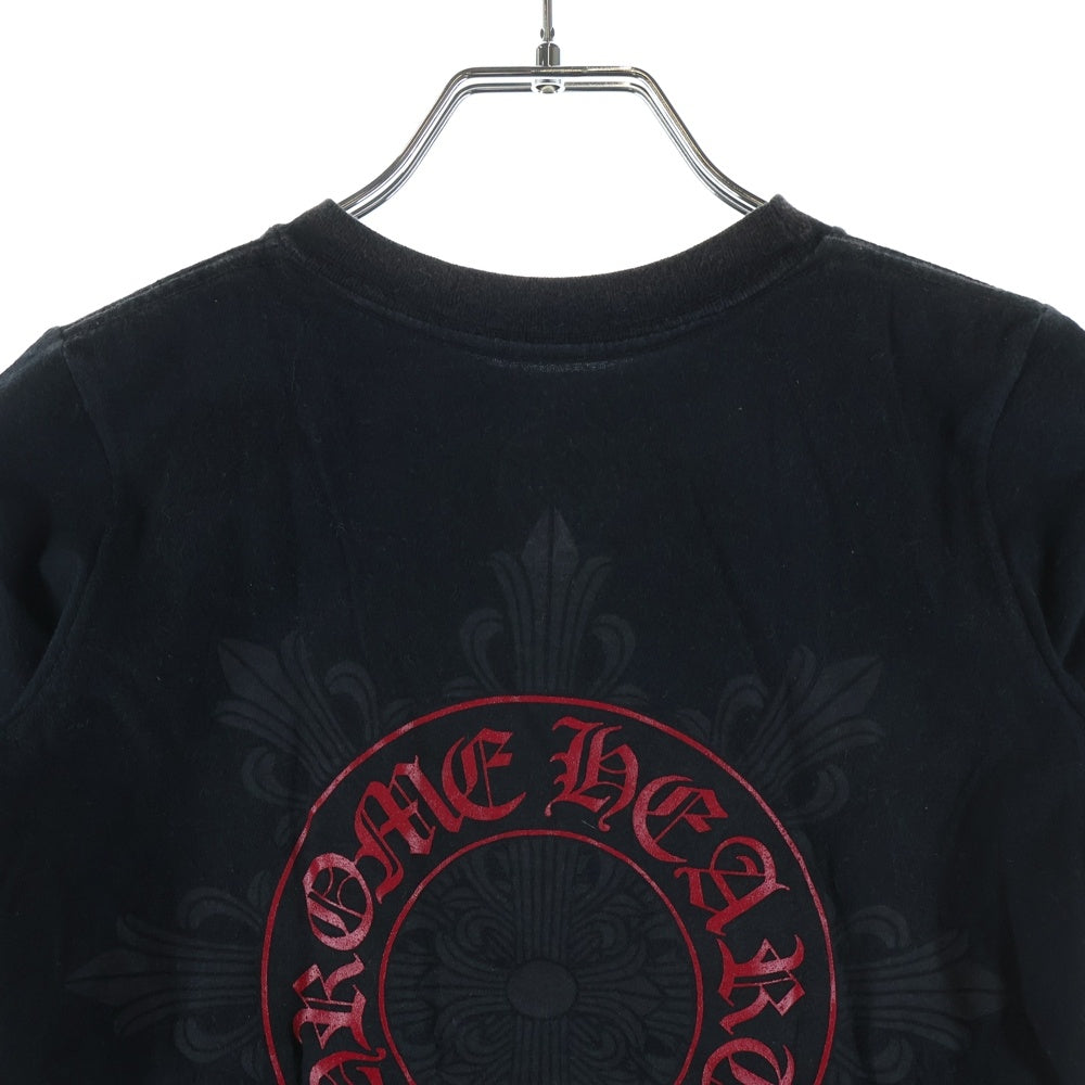 CHROME HEARTS(クロムハーツ) OLD CH T-SHIRT オールド ホースシューロゴプリント 半袖Tシャツ キッズ ブラック