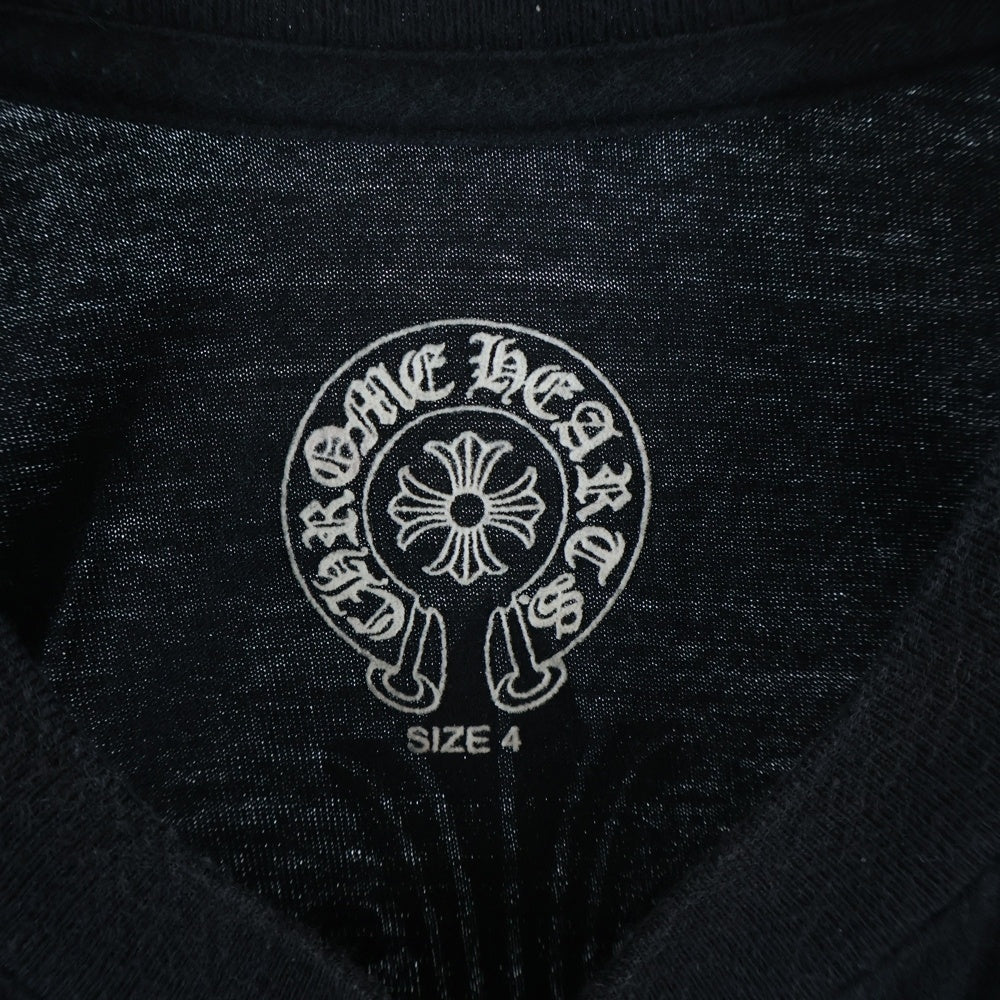 CHROME HEARTS(クロムハーツ) OLD CH T-SHIRT オールド ホースシューロゴプリント 半袖Tシャツ キッズ ブラック