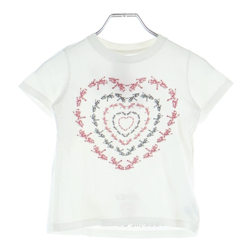 CHROME HEARTS(クロムハーツ) OLD FOTI フォティ ハートプリント 半袖Tシャツ カットソー キッズ ホワイト
