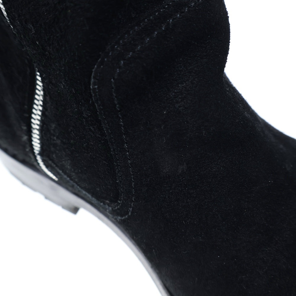 nonnative(ノンネイティブ) WORKER ZIP UP BOOTS サイドジップ スエードレザー ハイカットブーツ ブラック 99086 2081