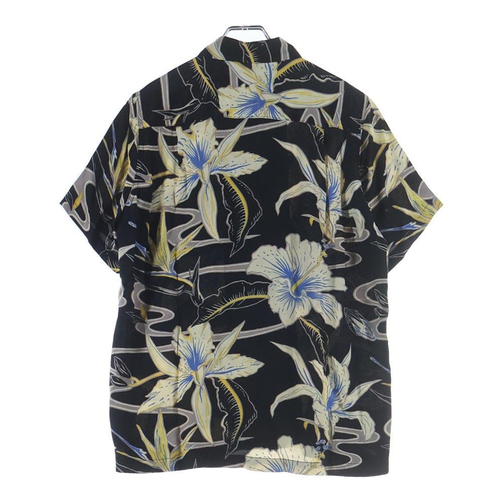 WACKO MARIA(ワコマリア) 19SS HAWAIIAN S/S SHIRT ハワイアン アロハ 半袖シャツ ブラック