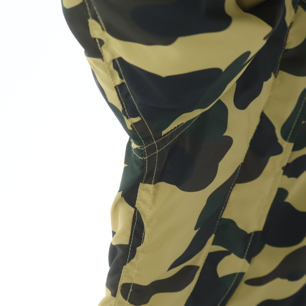 A BATHING APE(アベイシングエイプ) 1ST CAMO SHARK SNOWBOARD JACKET ミリタリージャケット モッズコート カモ 1L80141002 イエロー