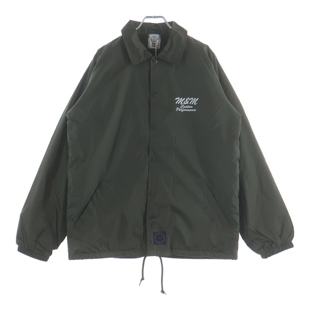 m&m(エムアンドエム) BOA COACH JACKET ナイロン ボアコーチジャケット 26MMJ06 オリーブ