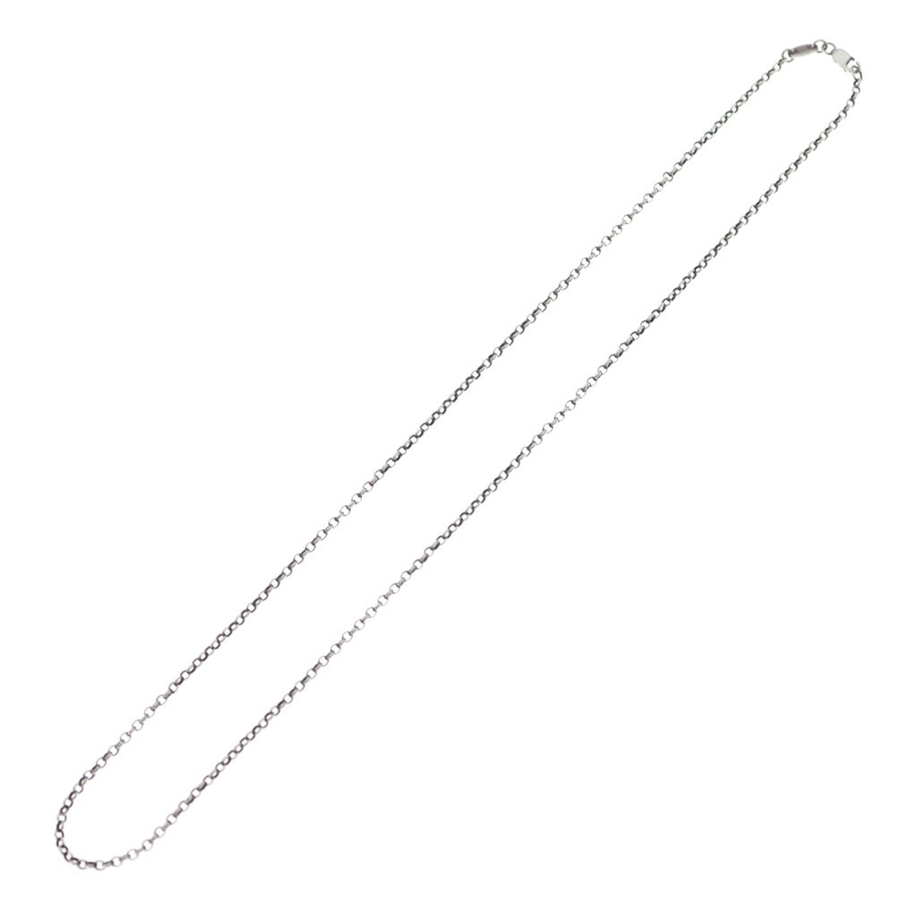 CHROME HEARTS(クロムハーツ) NECKCHAIN R18 ロールチェーンネックレス 18inch シルバー BCA083