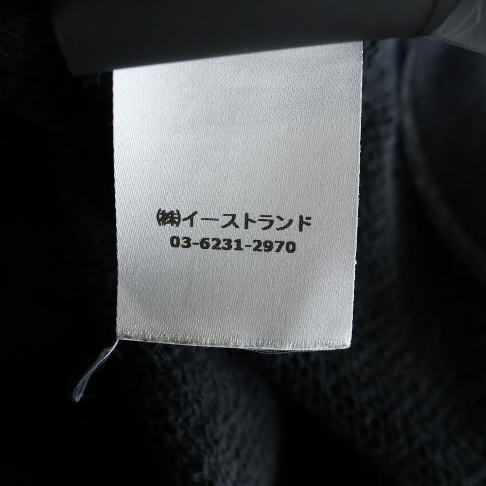 Palm Angels(パームエンジェルス) PALMS&SKULL DISTRESSED SWEATSHIRT スウェット トレーナー ブラック PMBA065F23FLE006