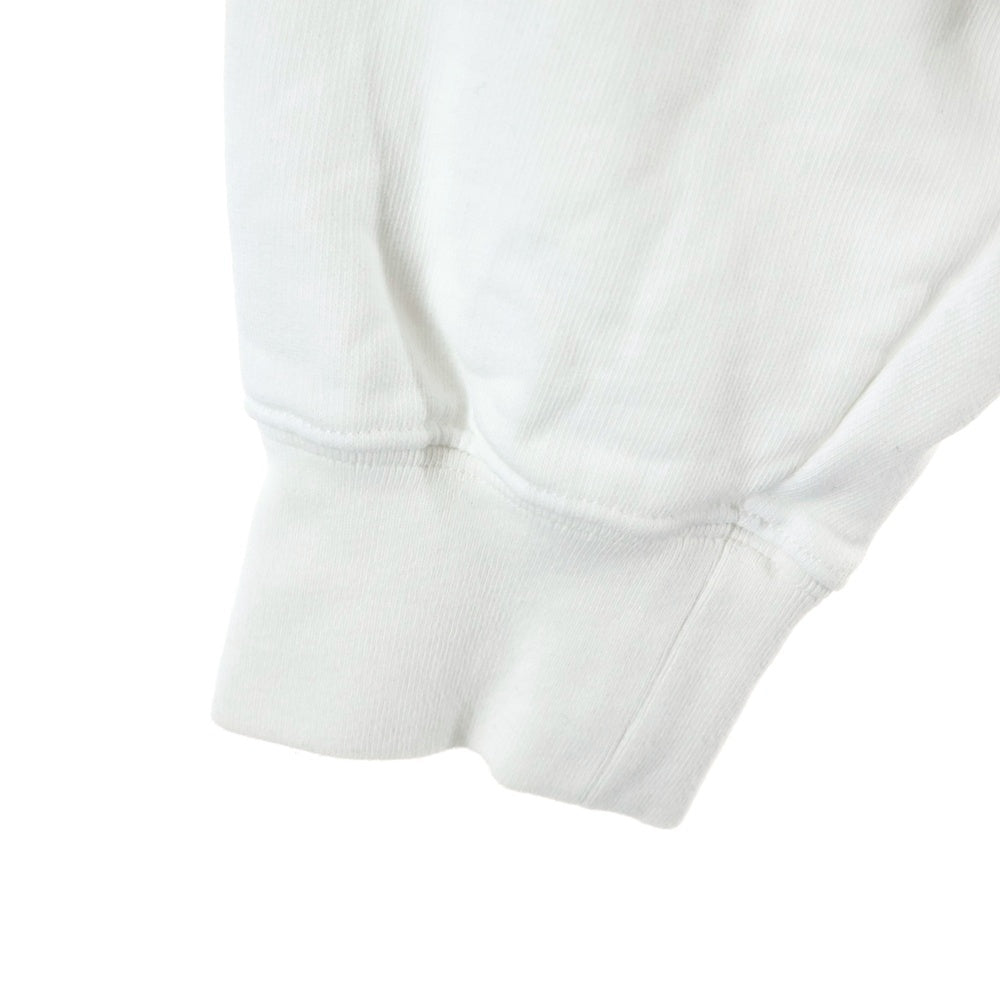 OFF-WHITE(オフホワイト) Jacquard cat chunky pullover knit 刺繍デザイン スウェット トレーナー ホワイト OMBA054S23FLE002