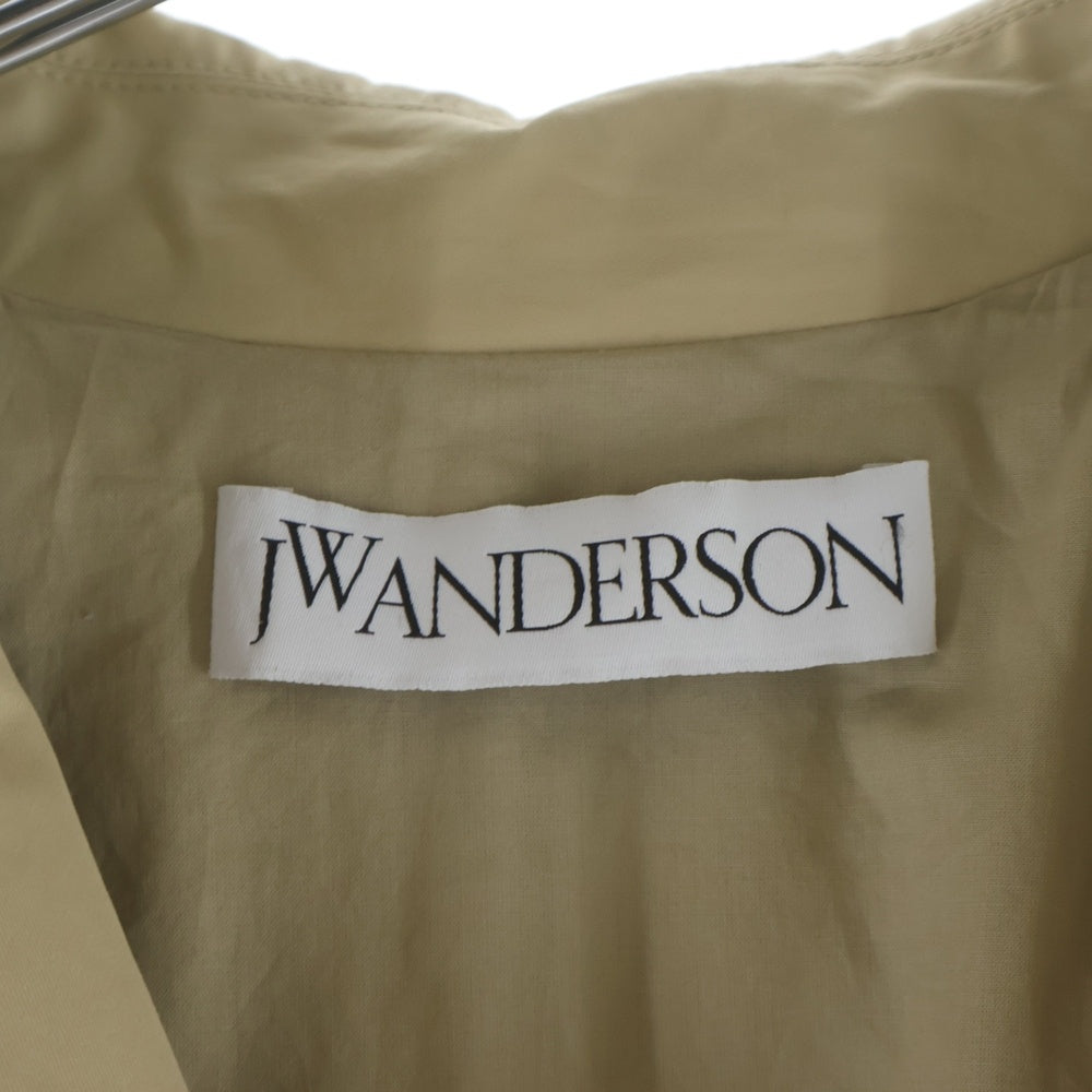 J.W.ANDERSON(ジェー ダブリュー アンダーソン) Cotton Trench Coat トレンチコート 2WAY フード取り外し コットン ベージュ