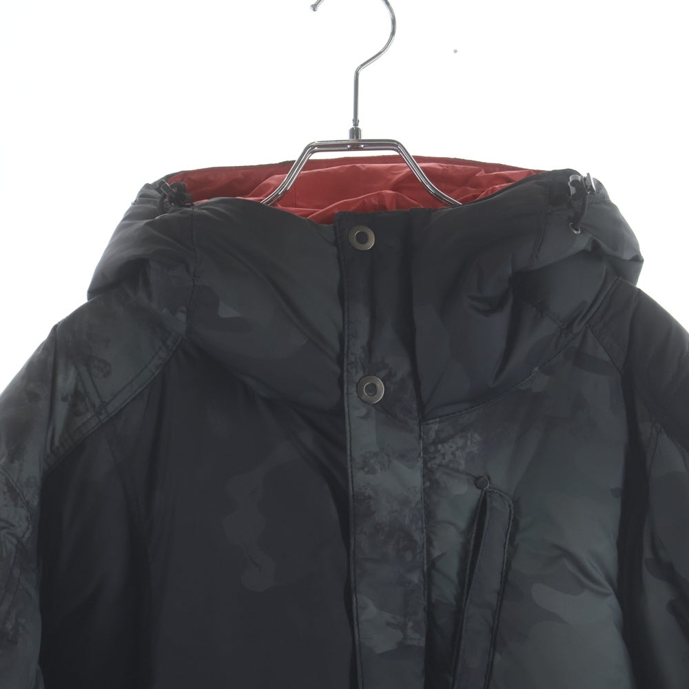 KRU(クルー) Down Jacket ダウンジャケット ポリエステル グレー/レッド