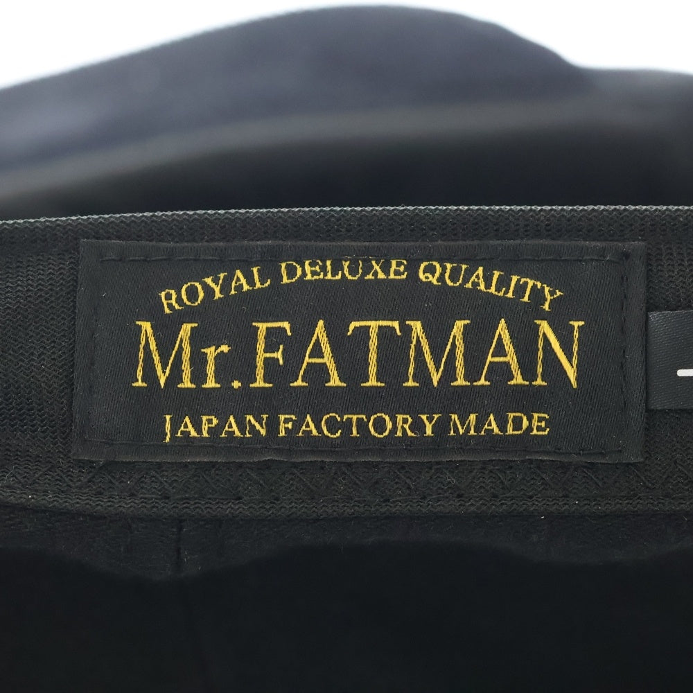 Mr.FATMAN(ミスターファットマン) MOLESKIN BEAK HUNTING キャスケット ベレー帽 コットン ブラック