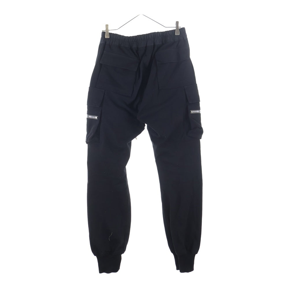 Rick Owens(リックオウエンス) 26SS MASTODON CARGO マストドン カーゴパンツ ジョガーパンツ ドローストリング ブラック RU01F2396