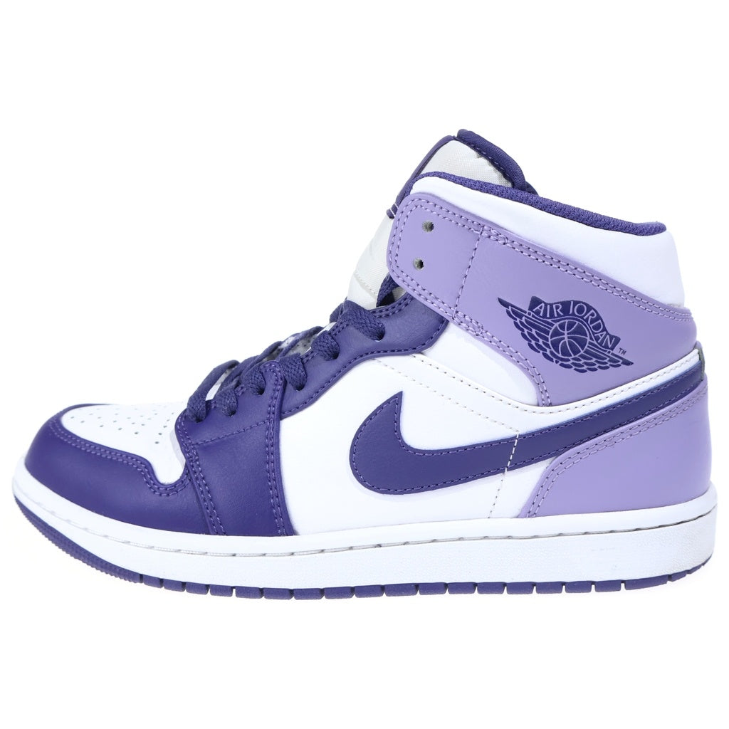 NIKE(ナイキ) AIR JORDAN 1 MID SKY J PURPLE エアジョーダン1 ミッドカットスニーカー スカイパープル ホワイト/パープル US8/26.0cm DQ8426-515
