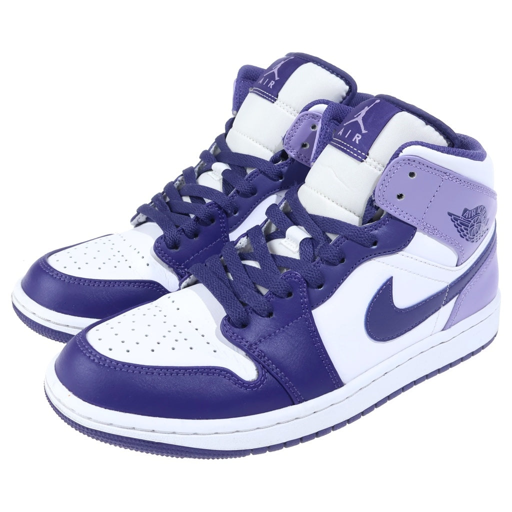 NIKE(ナイキ) AIR JORDAN 1 MID SKY J PURPLE エアジョーダン1 ミッドカットスニーカー スカイパープル ホワイト/パープル US8/26.0cm DQ8426-515
