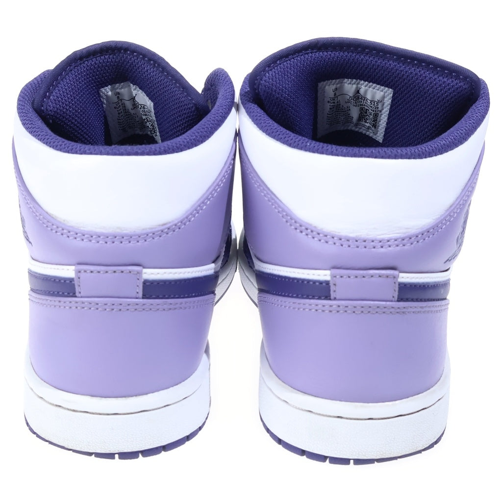 NIKE(ナイキ) AIR JORDAN 1 MID SKY J PURPLE エアジョーダン1 ミッドカットスニーカー スカイパープル ホワイト/パープル US8/26.0cm DQ8426-515