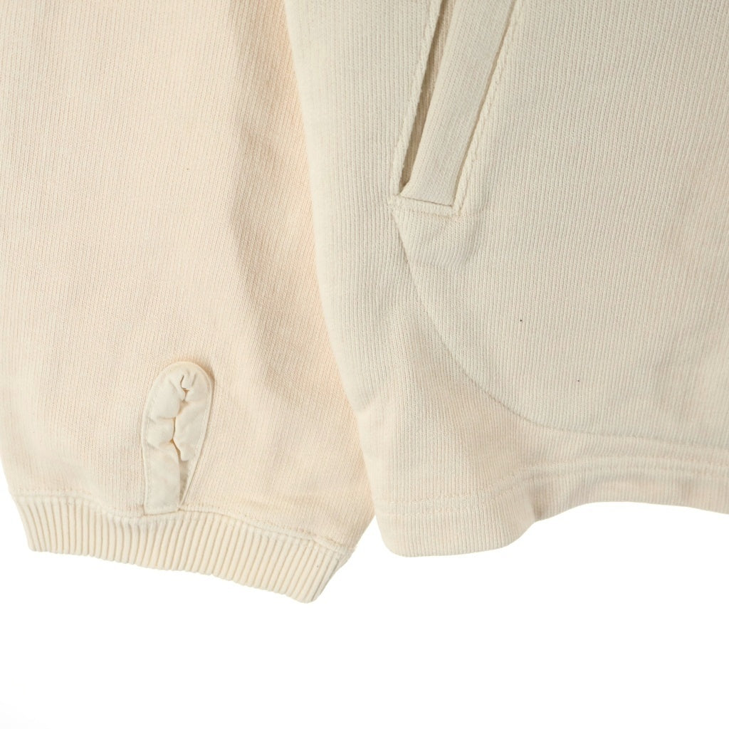 TENDERLOIN(テンダーロイン) 20AW MOCK NECK SWEATSHIRTS モックネック スウェット フロントロゴ アイボリー