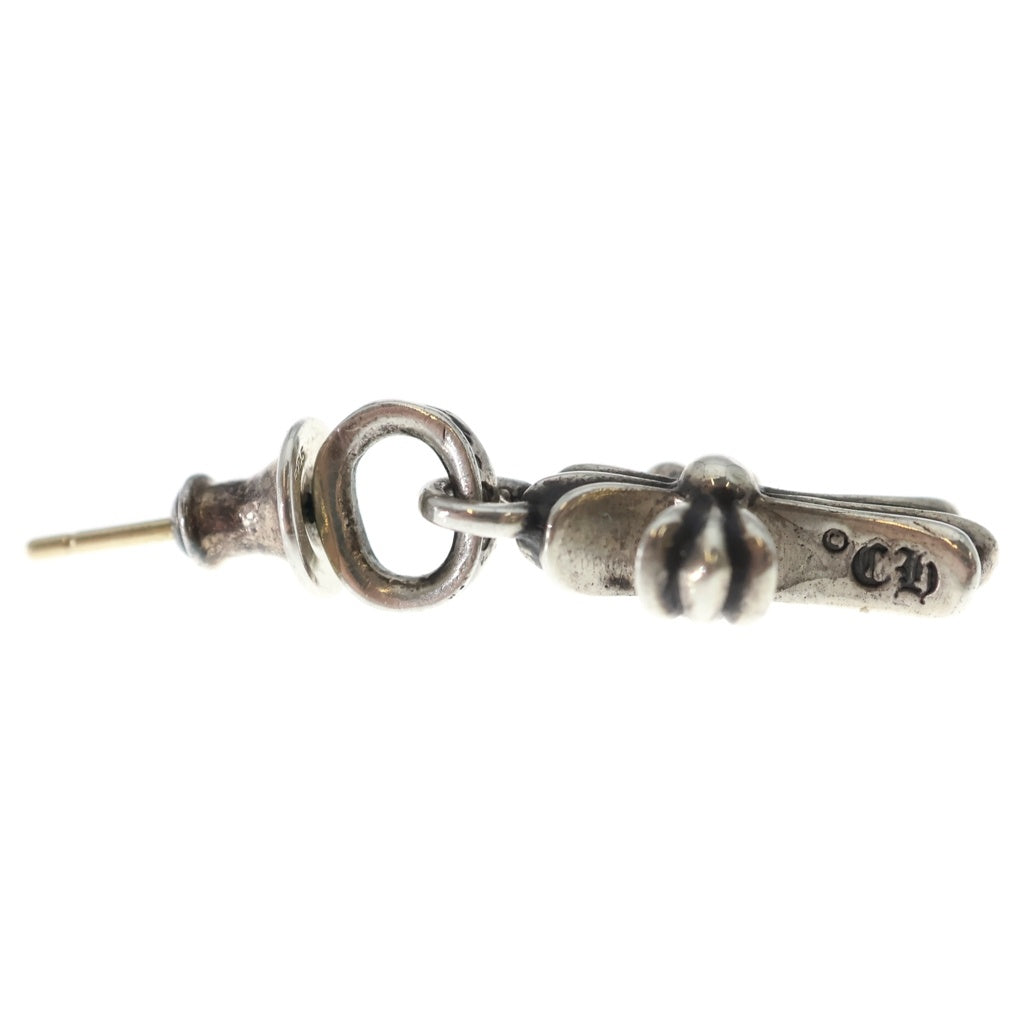 CHROME HEARTS(クロムハーツ) BBY F PPRCHN ベイビーファットクロス ドロップピアス シルバー BCA090