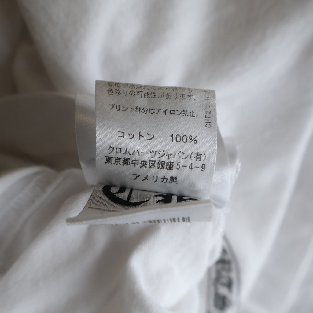 CHROME HEARTS(クロムハーツ) BACK GRAD CIRCLE LOGO TEE バック グラデーション サークルロゴ クルーネック半袖Tシャツ カットソー ホワイト