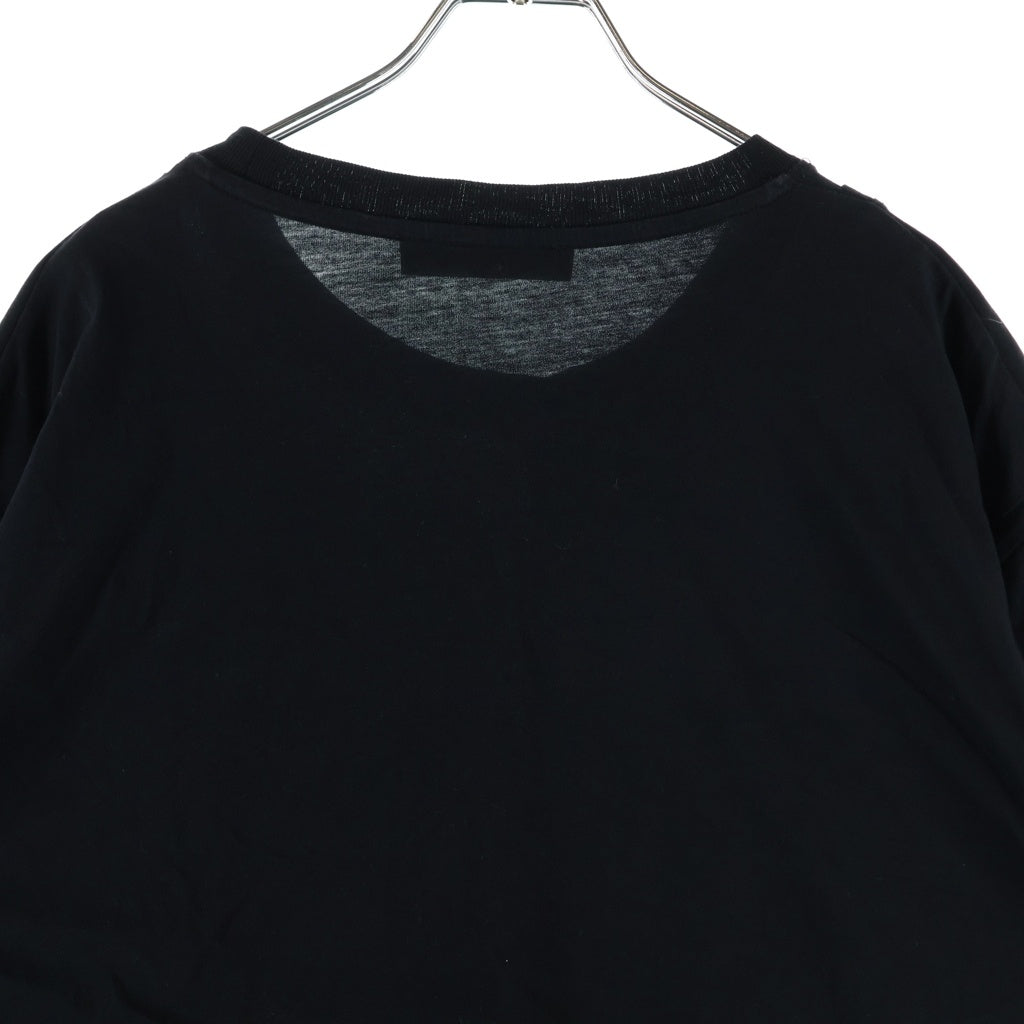 RAF SIMONS(ラフシモンズ) 22SS Small fit doubled T-shirt Ultrasceptre 半袖カットソー ブラック 221-141A-19001-0099
