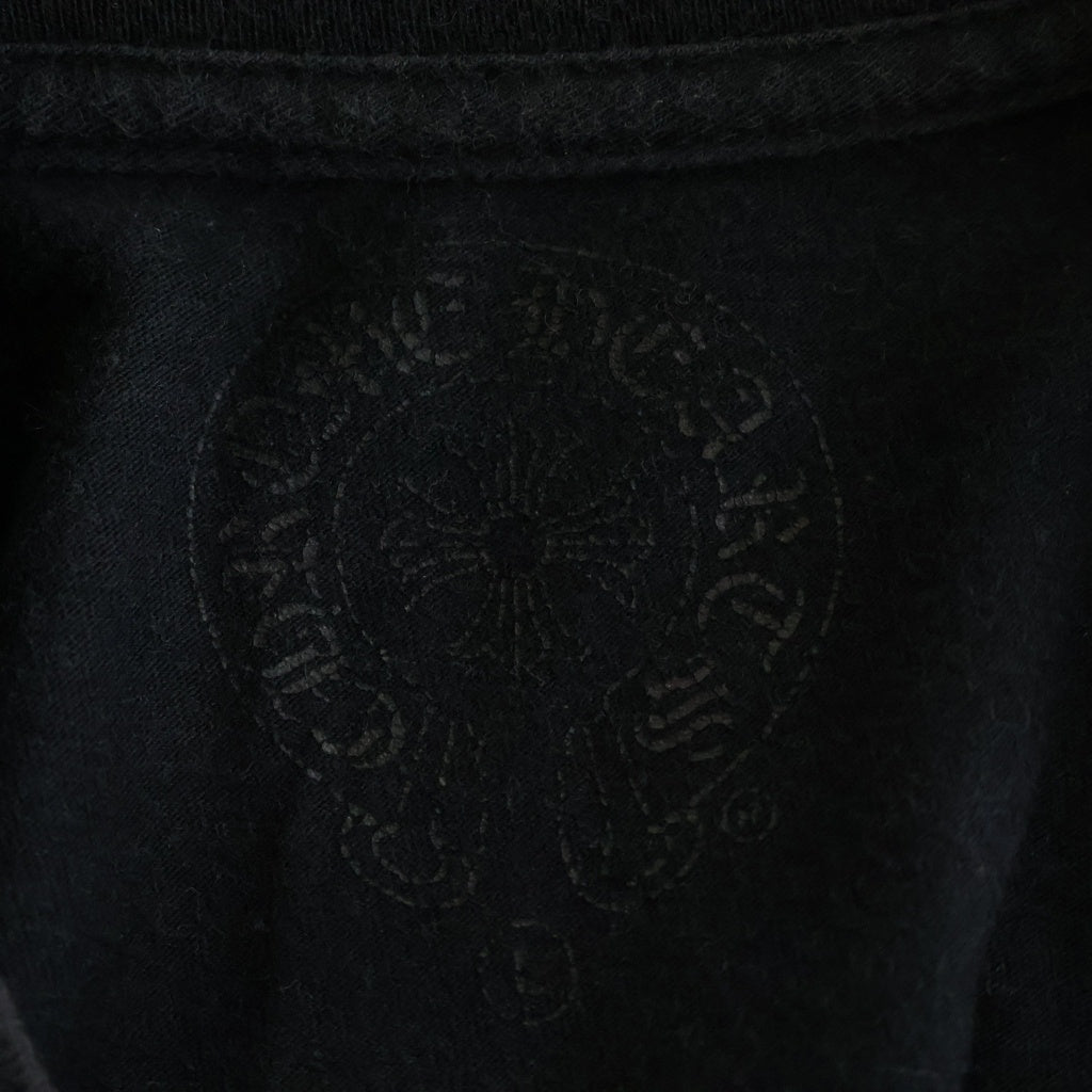 CHROME HEARTS(クロムハーツ) Honolulu Horseshoe SS Tee ホノルル限定 バック ホースシュー クルーネック半袖Tシャツカットソー ブラック