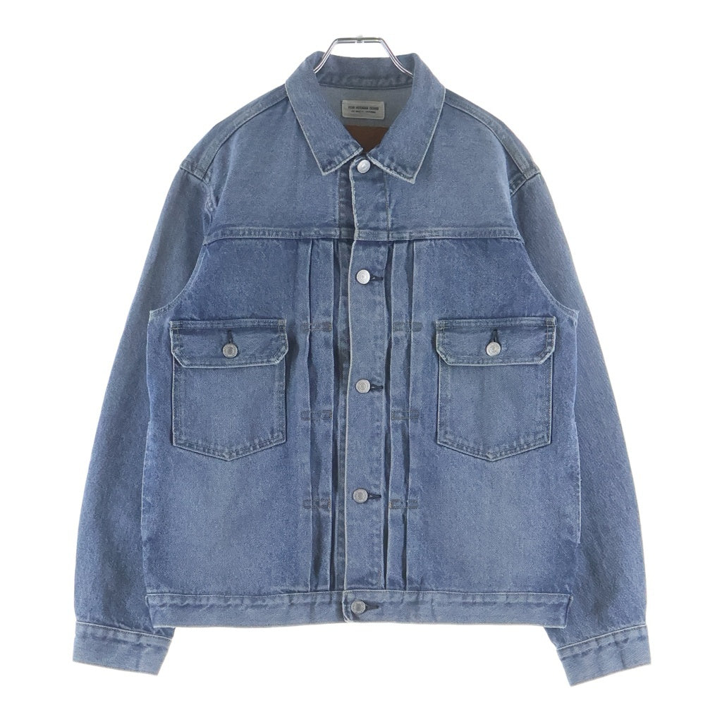 RON HERMAN(ロンハーマン) Recycled Cotton Used Denim Jacket リサイクルコットン ユーズド デニムジャケット インディゴ 4120400018