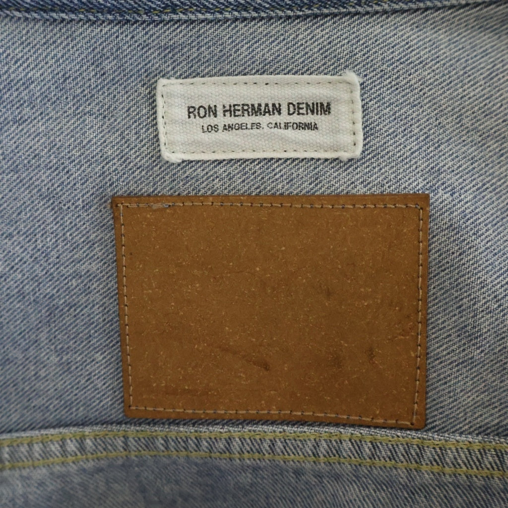 RON HERMAN(ロンハーマン) Recycled Cotton Used Denim Jacket リサイクルコットン ユーズド デニムジャケット インディゴ 4120400018