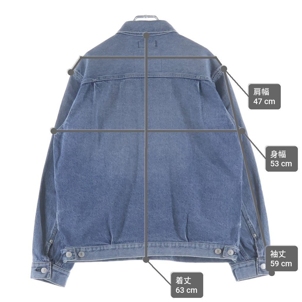 RON HERMAN(ロンハーマン) Recycled Cotton Used Denim Jacket リサイクルコットン ユーズド デニムジャケット インディゴ 4120400018