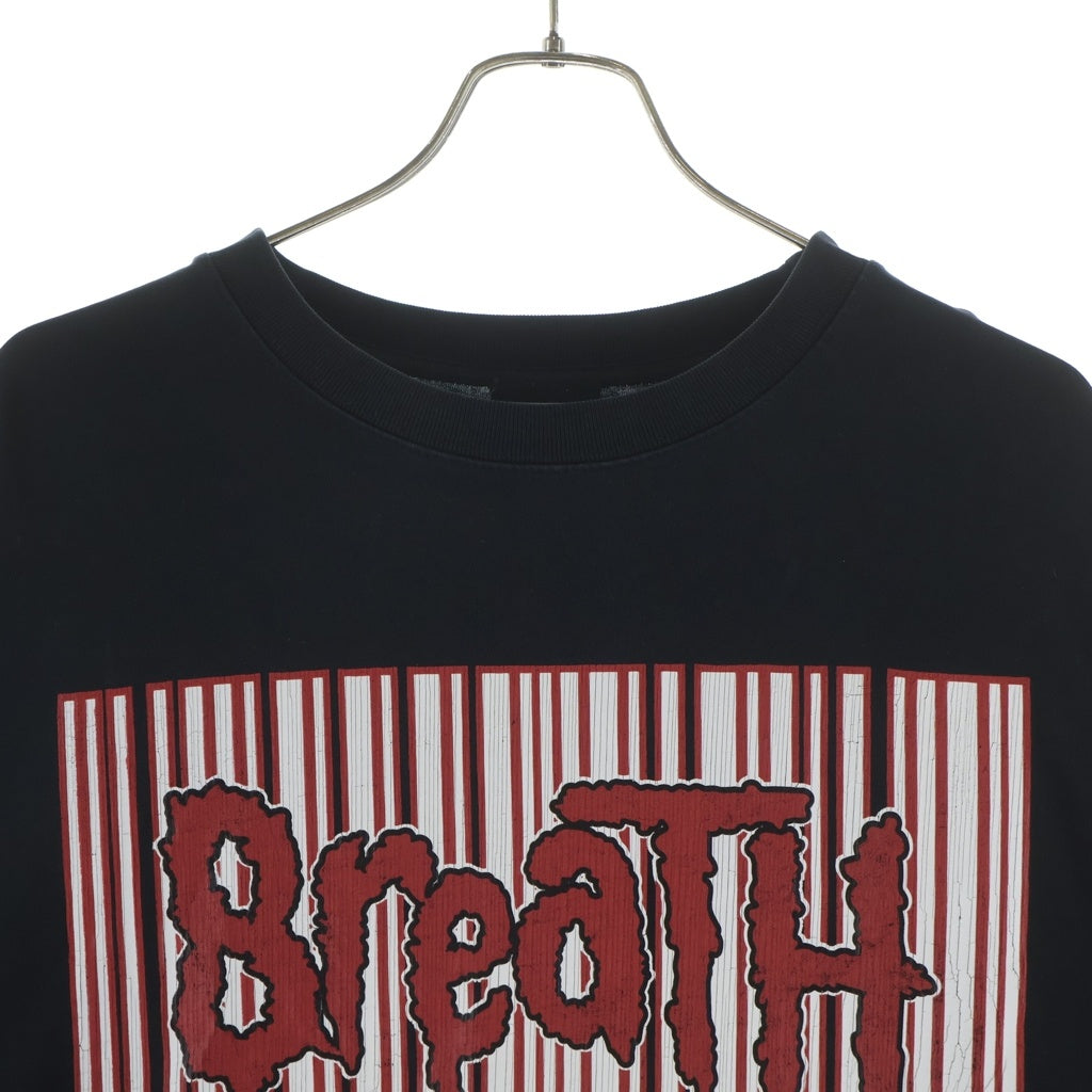BREATH(ブレス) 25SS LOGO TEE フロントロゴ 半袖Tシャツ カットソー ブラック BR25SS-C5019