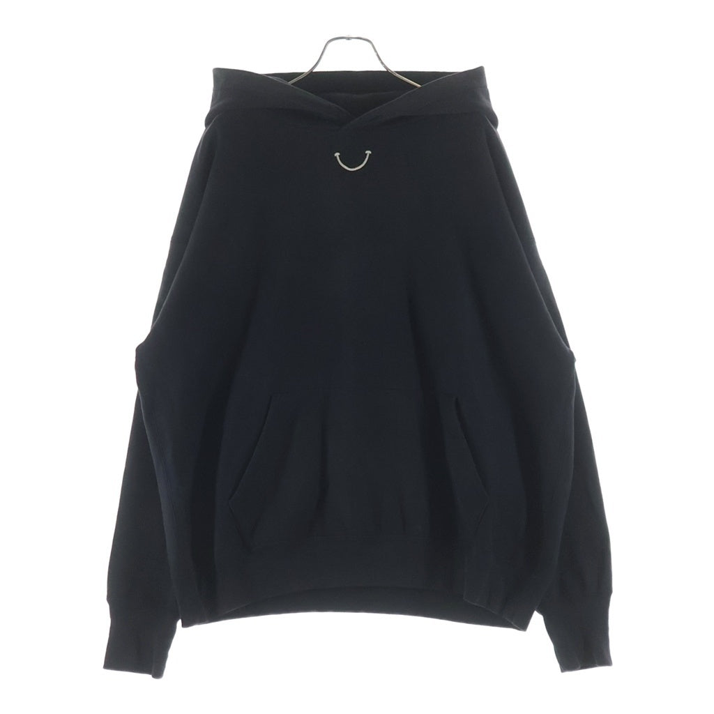 READY MADE(レディメイド) HOODIE SMILE スマイルロゴ プルオーバーパーカー フーディー ブラック RE-CO-BK-00-00-245
