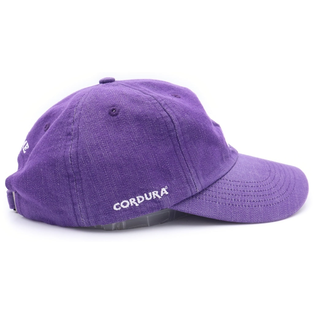 SUPREME(シュプリーム) 25SS Cordura Denim S Logo 6-Panal コーデュラデニム Sロゴ6パネル Sロゴ刺繍 キャップ 帽子 パープル