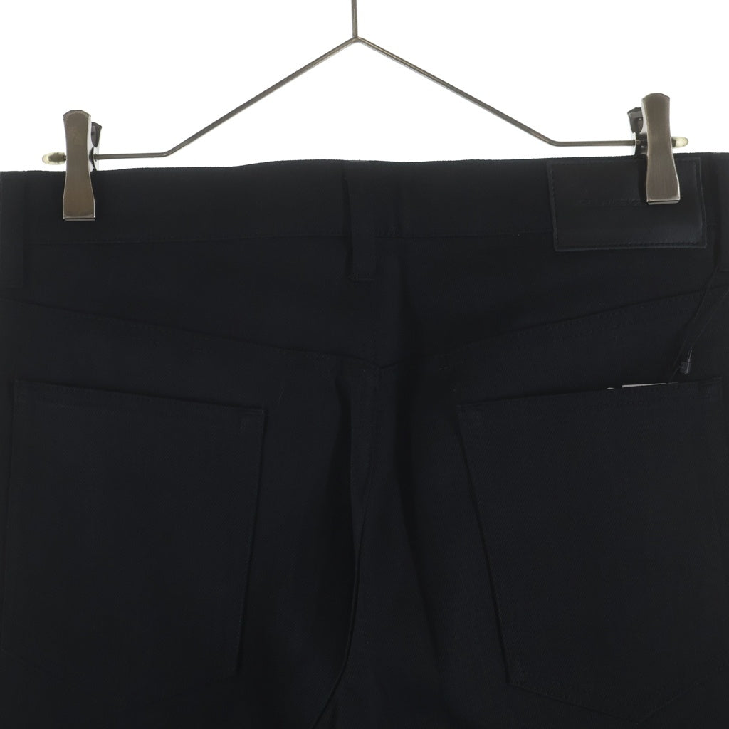 JOHN LAWRENCE SULLIVAN(ジョンローレンスサリバン) RIGID SKINNY DENIM PANTS リジット コットン スキニーデニムパンツ ブラック JLS-02-02
