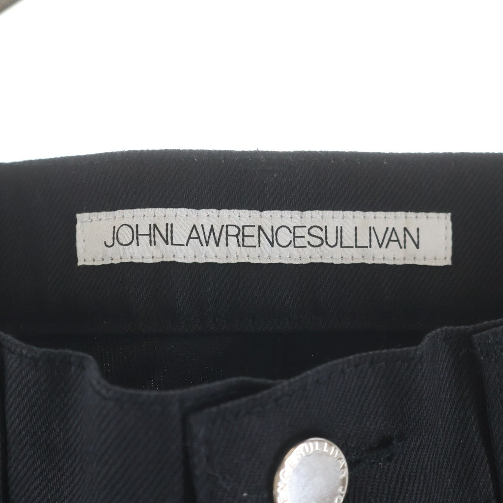 JOHN LAWRENCE SULLIVAN(ジョンローレンスサリバン) RIGID SKINNY DENIM PANTS リジット コットン スキニーデニムパンツ ブラック JLS-02-02